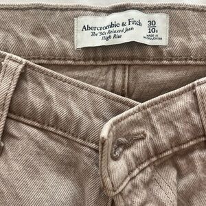 Abercrombie & Fitch Light Brown High Rise Jeans